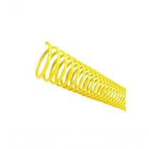 Espirais Para Encadernação Amarelo 12Mm 70 Folhas 100 Und