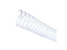 Espirais para Encadernação Cristal Transparente 17mm 100 Folhas 100 und