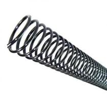 Espirais para Encadernação Preto 17mm 100 Folhas 100 unidades
