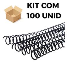 Espiral 12Mm Lassane Para Encadernação A4 Com 100 Unidades Espiral 12Mm Lassane Para Encadernação A4 Com 100 Unidades
