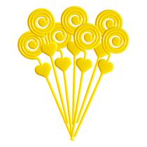 Espiral Para Artesanato 12x 2,8 cm 10 Unidades - Amarelo Espiral Para Artesanato 12x 2,8 cm 10 Unidades - Amarelo