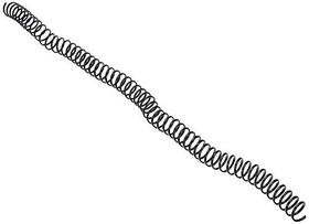 Espiral Para Caderno 12Mm Preto C/100Un. P/70Fls. Espiral Para Caderno 12Mm Preto C/100Un. P/70Fls.