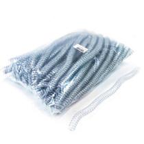 Espiral para Caderno 12MM Transparente - Pacote com 100 Unidades para 70 Folhas 1 Espiral para Caderno 12MM Transparente - Pacote com 100 Unidades para 70 Folhas 1