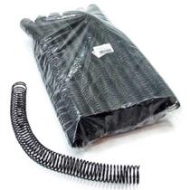 Espiral para Caderno 25MM Preto Pacote com 48 Unidades para 160 Folhas