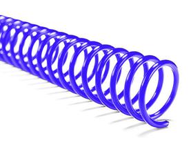 Espiral Para Encadernação 09mm Azul Até 50 Fls 100 Unids.