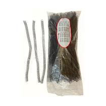 Espiral Para Encadernação 12mm Preto Para 70 Folhas 100un