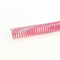 Espiral para Encadernação 12mm Rosa Claro Ofício para 70 Folhas - 20 unidades