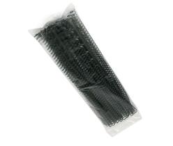 Espiral Para Encadernação 17mm Preto Até 100 Fls 100 Unidades