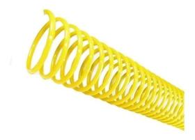 Espiral para Encadernação Amarelo 12 mm para 70 folhas 100un