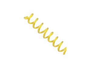 Espiral para Encadernação Amarelo Transparente 7mm 25 Folhas 100 und