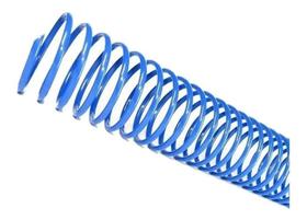 Espiral para Encadernação Azul 17 mm para 100 folhas 100un - Cassmar