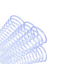 Espiral Para Encadernação Cristal 17mm 3x1 Para 100fls 100un