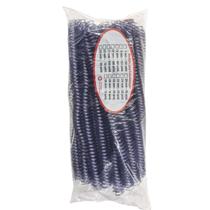 Espiral para Encadernação Incolor 17 mm com 100 unidades