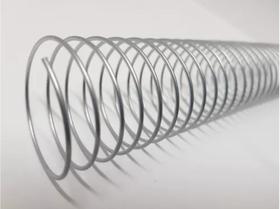 Espiral para Encadernação Metal Prata A4 17MM 100fls 10un