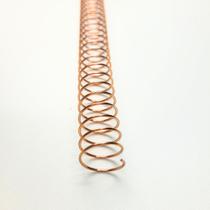 Espiral para Encadernação Metal Rose Gold A4 17MM 6x1 100fls 10un