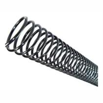 Espiral para Encadernação Preto 07 mm para 25 folhas 25un