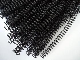 Espiral Para Encadernação Preto 09mm Para 50 Folhas 100 Und