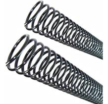 Espiral para Encadernação Preto 14 mm para 85 folhas 25un
