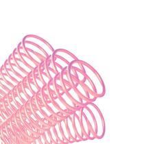 Espiral para Encadernação Rosa 17mm 3x1 para 100fls 100un Espiral para Encadernação Rosa 17mm 3x1 para 100fls 100un