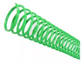 Espiral para Encadernação Verde 12 mm para 70 folhas 100un