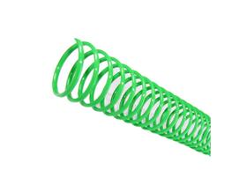 Espiral para Encadernação Verde 7mm 25 Folhas 100 und