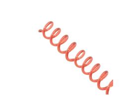 Espiral para Encadernação Vermelho Transparente 50mm 450 Folhas 12 und - Lassane