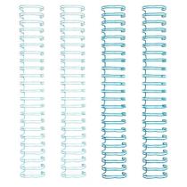 Espiral para Encadernação Wire o The Cinch Azul Claro e Escuro 25mm - 4 Unidades