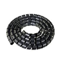 Espiral Tubo Preto 4 à 6mm Ou 1/4 Rolo 10 Metros Sibratec
