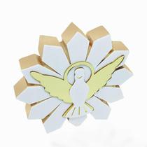 Espírito Santo Em Madeira Decoryou - Ref 310 Branco