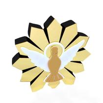 Espírito Santo Em Mdf Decoryou - Ref 310 Ouro Espelhado