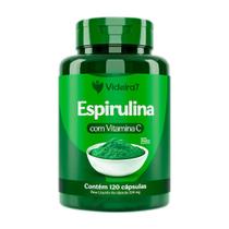 Espirulina com Vitamina C 500mg - 120 Cápsulas