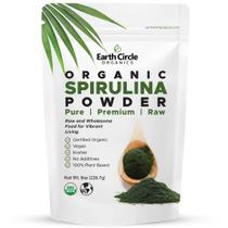 Espirulina em pó Earth Circle Organics 240 ml Kosher Raw Vegan Espirulina em pó Earth Circle Organics 240 ml Kosher Raw Vegan