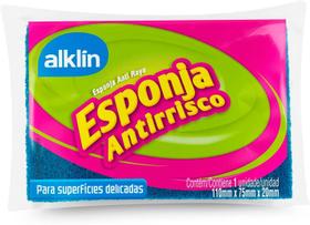 Esponja Abrasiva Dupla Face Antirrisco - Alklin