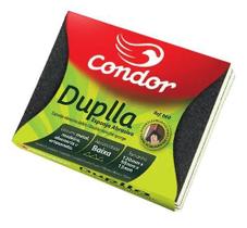 Esponja abrasiva duplla ref 860 média c/ 2 uni condor
