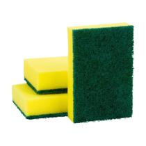 Esponja Abrasiva Multiuso Brilhex Dupla Face - Kit 3 Peças