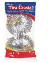 Esponja aço tira crosta c/ 2 peças Esponja aço tira crosta c/ 2 peças