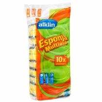 Esponja alklin dupla face com 10 unidades