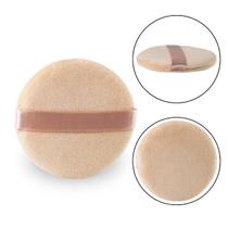 Esponja Aveludada Redonda Aplicador Pó Maquiagem Make-Up
