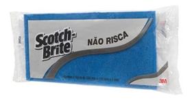 Esponja Azul Scotch Brite 3m - Não Risca