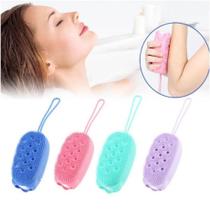 Esponja Banho Porta Sabonete Silicone Massageador Esfoliante Esponja Banho Porta Sabonete Silicone Massageador Esfoliante