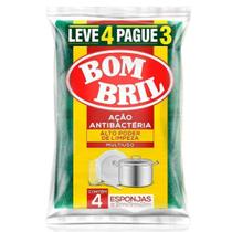 Esponja Bombril Multiuso - Embalagem com 4 Unidades Esponja Bombril Multiuso - Embalagem com 4 Unidades