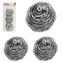 Esponja / bucha de aco para limpeza com 3 pecas 6cm de ø Esponja / bucha de aco para limpeza com 3 pecas 6cm de ø