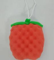 Esponja Corporal em Formato de Fruta - Vermelha Esponja Corporal em Formato de Fruta - Vermelha