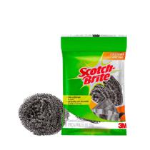Esponja de Aço Espiral Metálico Scotch-Brite - 20g Esponja de Aço Espiral Metálico Scotch-Brite - 20g