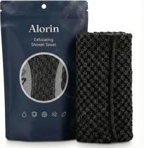 Esponja de Banho Alorin Toalha Esfoliante para Chuveiro Preta Esponja de Banho Alorin Toalha Esfoliante para Chuveiro Preta