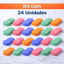 Esponja de Banho Anatômica Super Macia Toque Suave na Pele 24 Unidades Esponja de Banho Anatômica Super Macia Toque Suave na Pele 24 Unidades