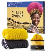Esponja de banho Body Scrubber RelaxScene African Net 2 peças Esponja de banho Body Scrubber RelaxScene African Net 2 peças