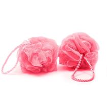 Esponja De Banho Buettner Pote C/ 2un C/ Cordão Nylon Rosa Esponja De Banho Buettner Pote C/ 2un C/ Cordão Nylon Rosa
