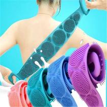 Esponja De Banho Flexível Em Silicone Para Esfoliar O Corpo Esponja De Banho Flexível Em Silicone Para Esfoliar O Corpo