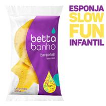 Esponja De Banho Infantil Slow Fun Bettabanho Bettanin